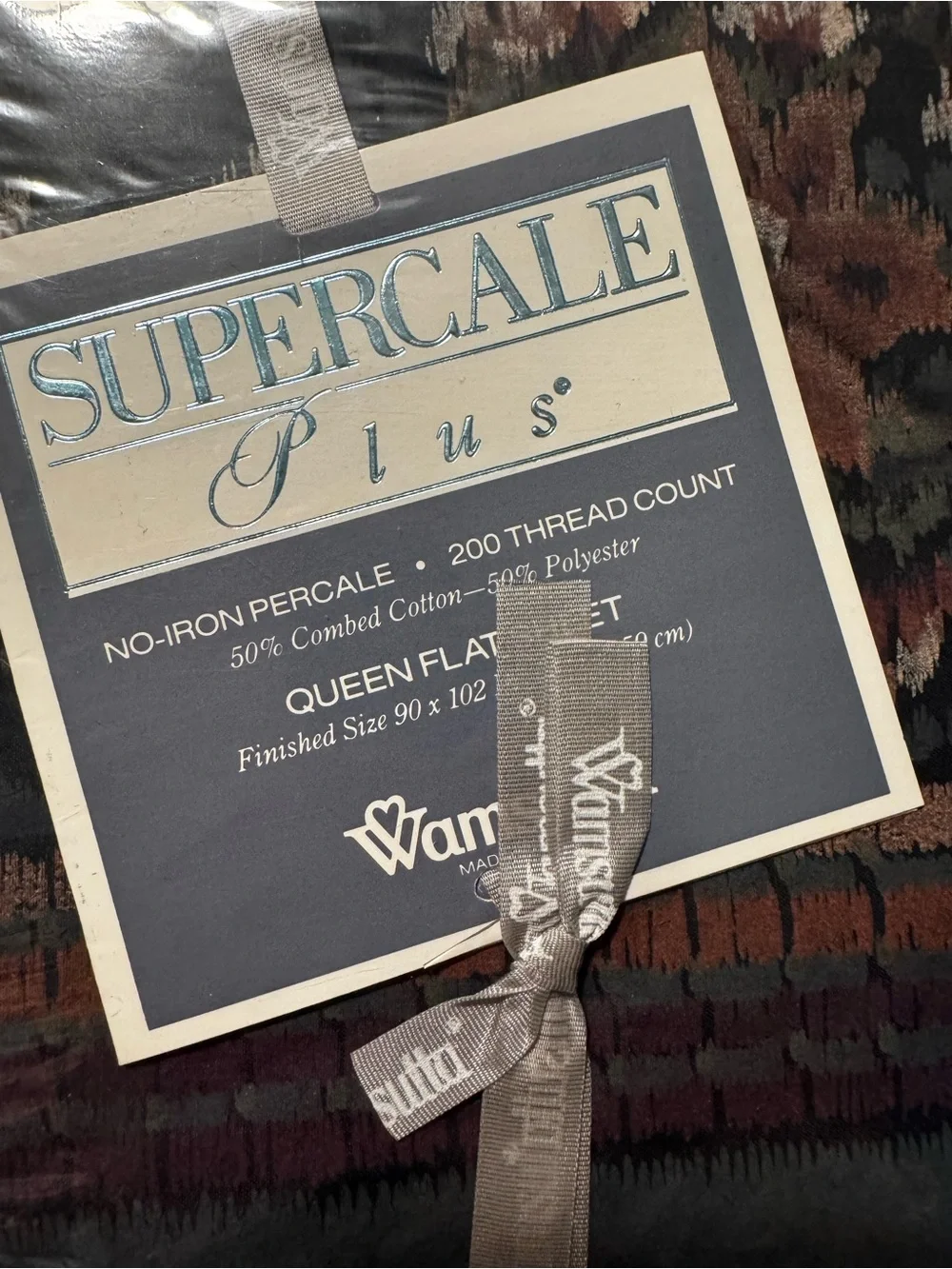 VTG Wamsutta Queen Flat Sheet